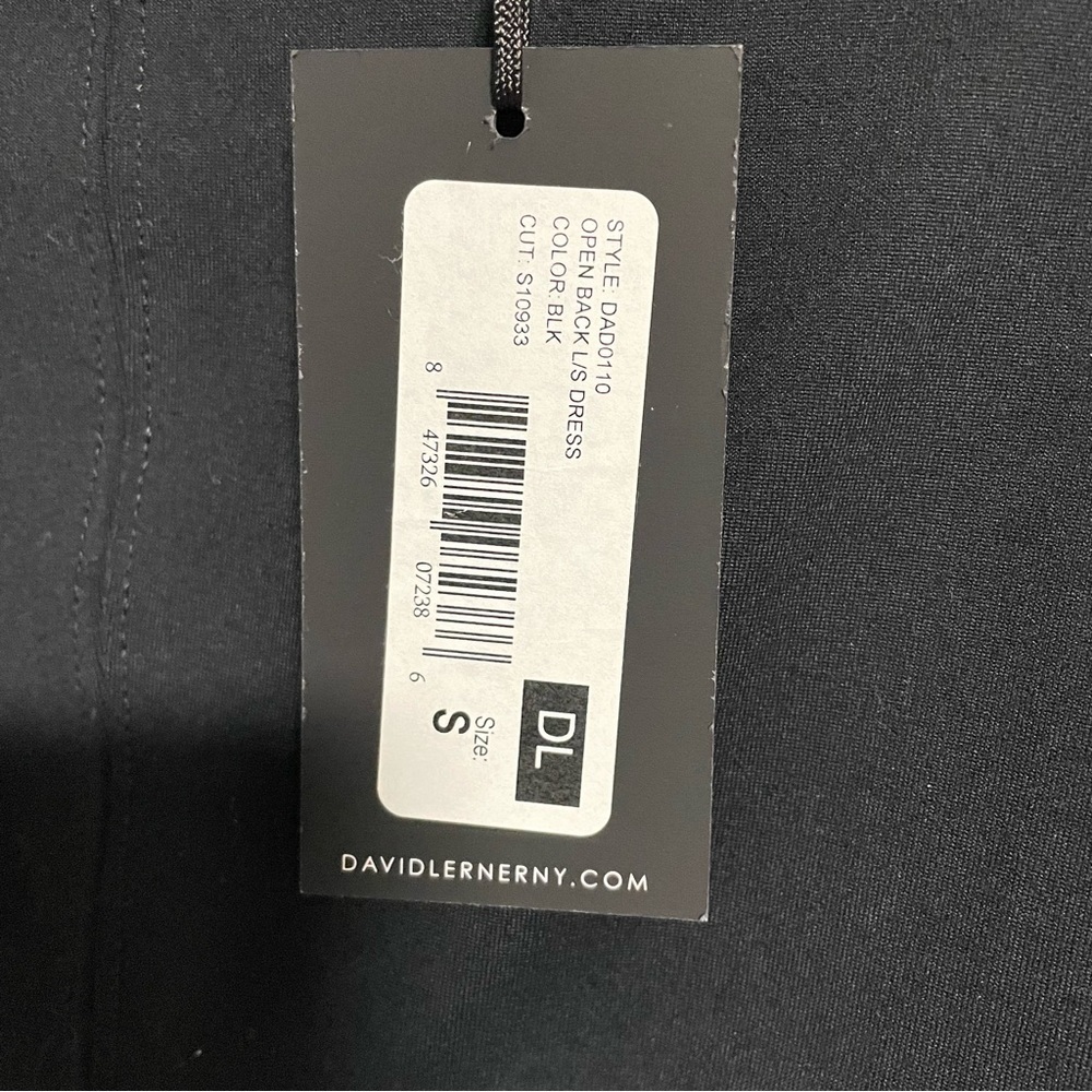 David Lerner Revolve Open Back Bodycon Little black Dress Size S - Picture 6 of 10